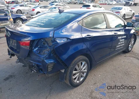 2016 Hyundai Elantra Se from USA, damaged, VIN 5NPDH4AE7GH705709